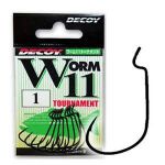 Крючок офсетный Decoy Worm 11 № 1/0